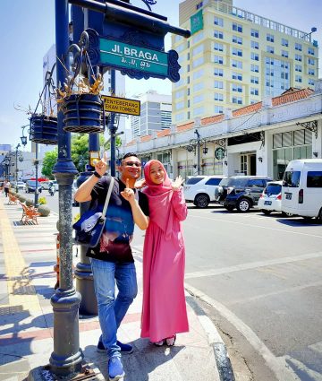 Plang Jalan Braga Bandung